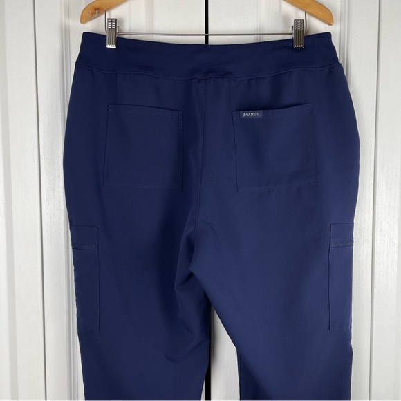 Jaanuu Scrub Pants Women’s XL Petite Pocket Cargo Yoga Waist Interior Drawstring - Picture 6 of 13